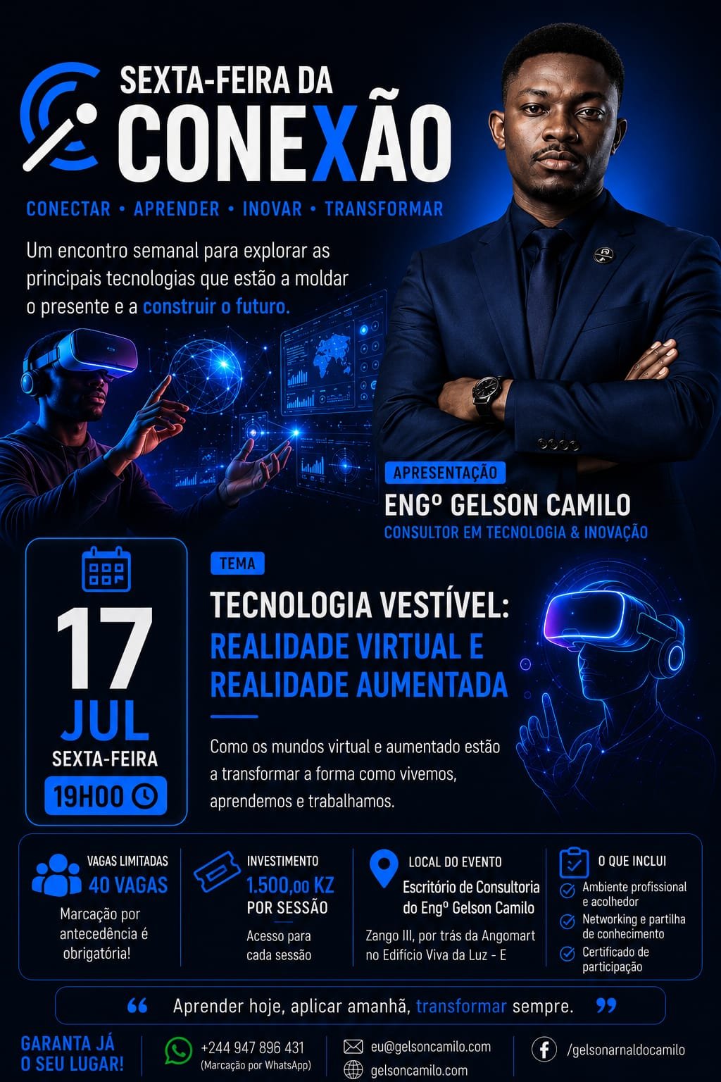 Sexta-Feira da Conexao - Flyer do Evento